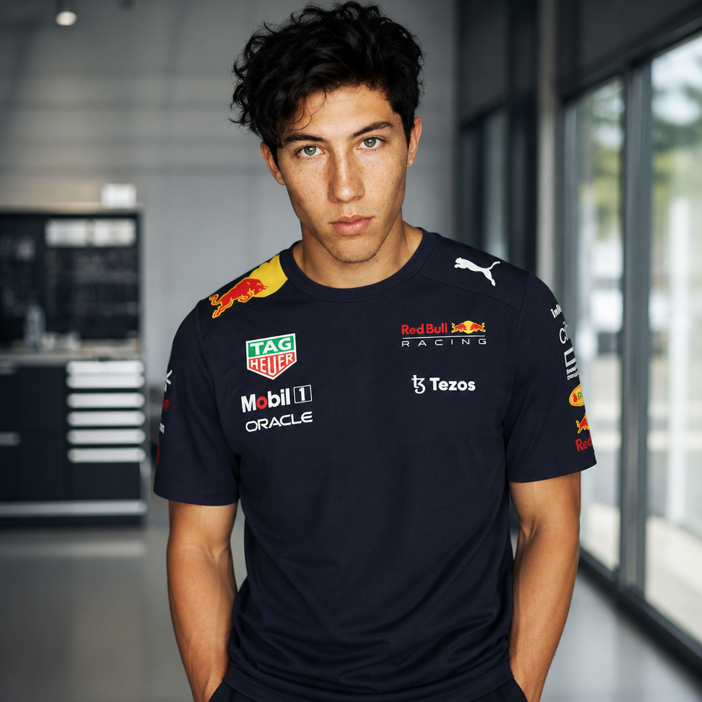 Formula 1 wearing Formula 1 T-shirt