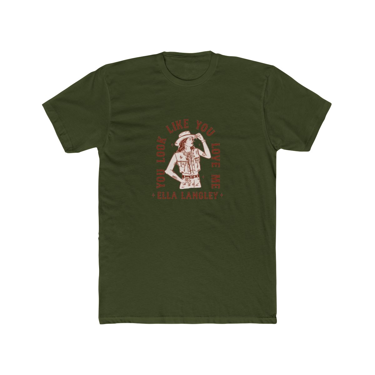 'you look like you love me' Cowgirl T Shirt - alternate angle 5, merchandise