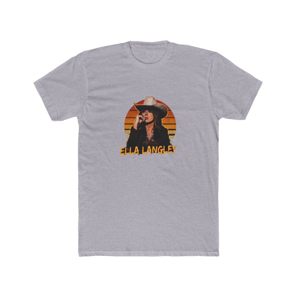 Ella Langley Shirt, Vintage Country Girl Cowboy T Shirt, Retro Western Singer Graphic Tee, Sunset Rodeo Aesthetic Shirt, Cowgirl Gift - alternate angle 5, merchandise