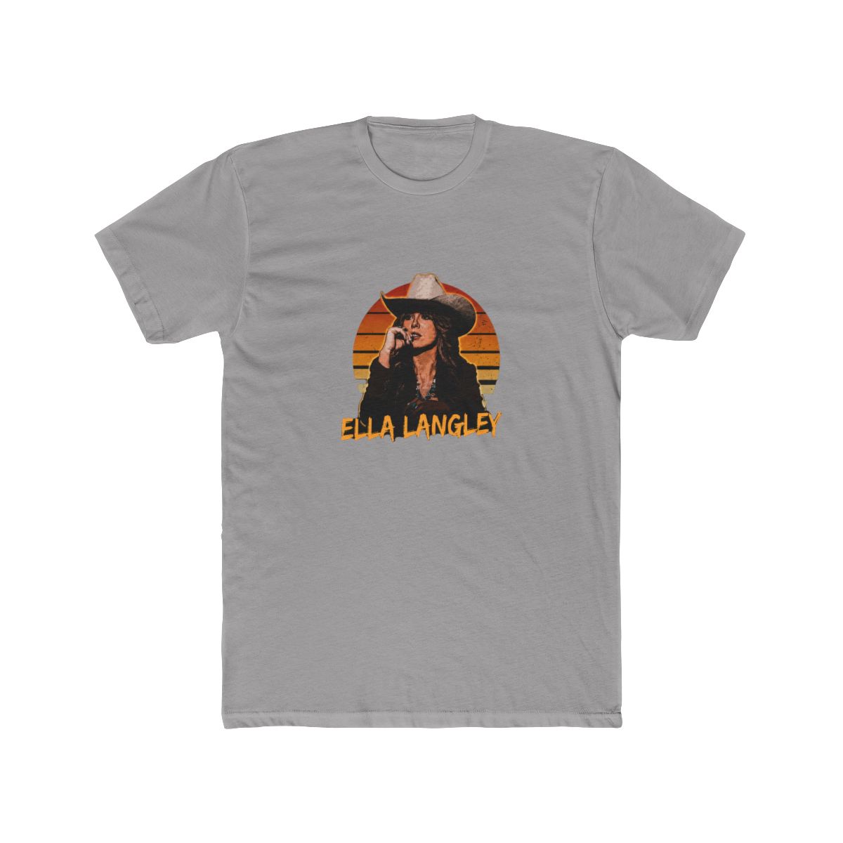 Ella Langley Shirt, Vintage Country Girl Cowboy T Shirt, Retro Western Singer Graphic Tee, Sunset Rodeo Aesthetic Shirt, Cowgirl Gift - alternate angle 2, merchandise