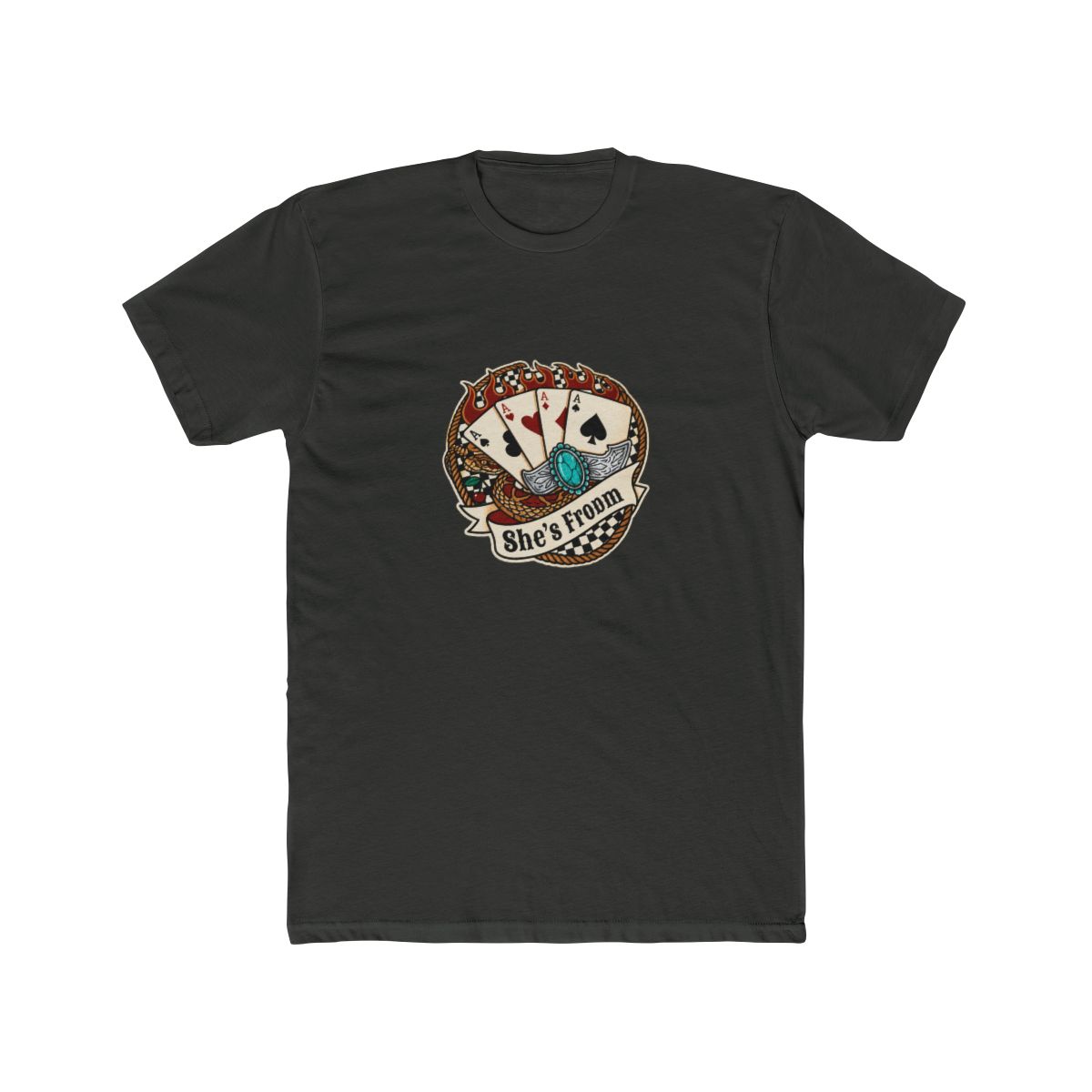 Shes From Texas Shirt Comfort Colors 1717 Western Snake Tee Ella Langley Inspired Top Texas Hell-Raiser Collection Cowgirl Baddie Aesthetic - alternate angle 5, merchandise