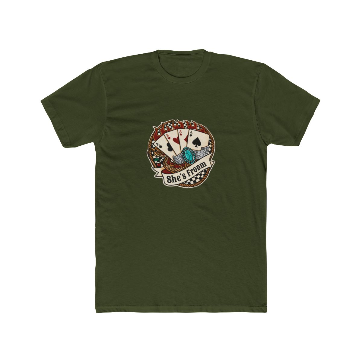 Shes From Texas Shirt Comfort Colors 1717 Western Snake Tee Ella Langley Inspired Top Texas Hell-Raiser Collection Cowgirl Baddie Aesthetic - alternate angle 4, merchandise
