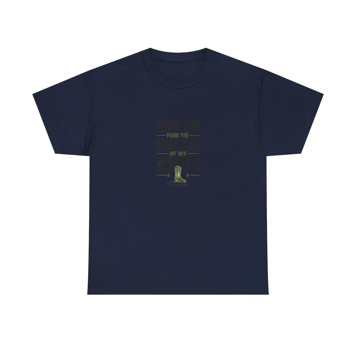Ella Langley "I Love You from the Bottom of My Boots" Unisex Tee - alternate angle 5, merchandise