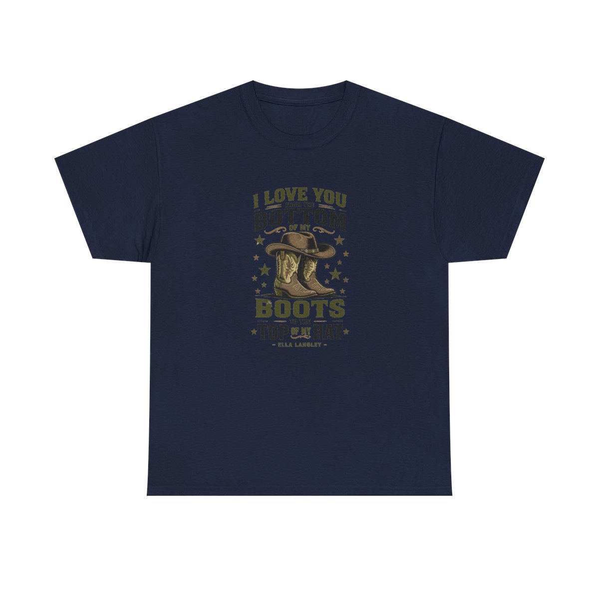 Ella Langley "Bottom of Your Boots" Unisex Tee - alternate angle 3, merchandise