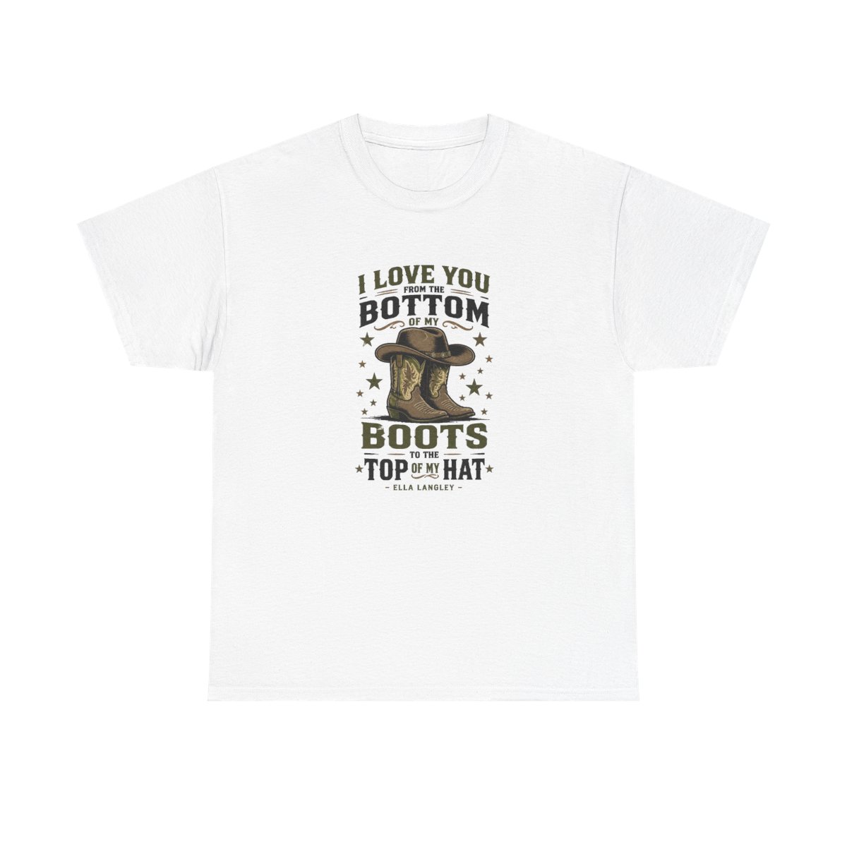 Ella Langley "Bottom of Your Boots" Unisex Tee - alternate angle 4, merchandise