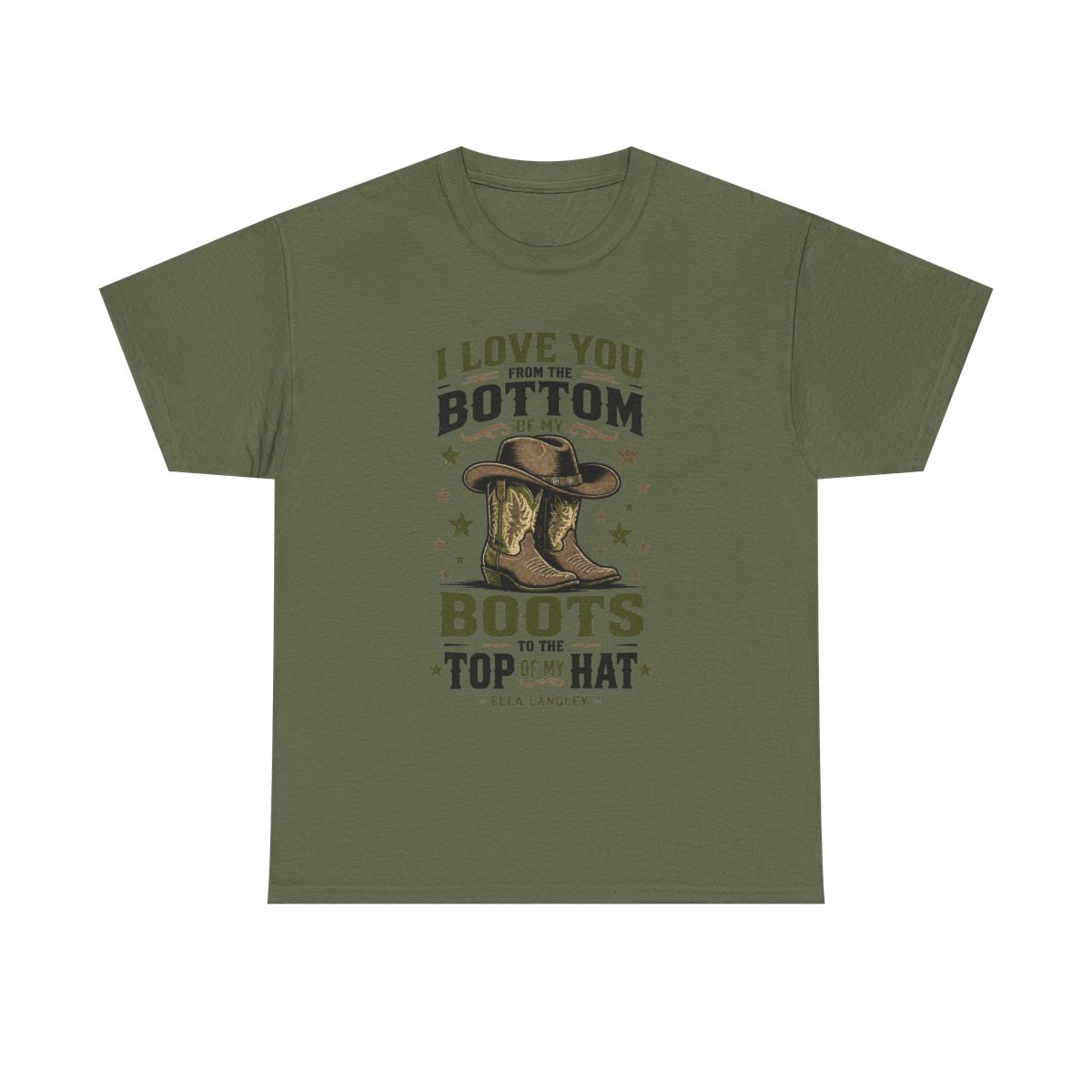 Ella Langley "Bottom of Your Boots" Unisex Tee - alternate angle 5, merchandise