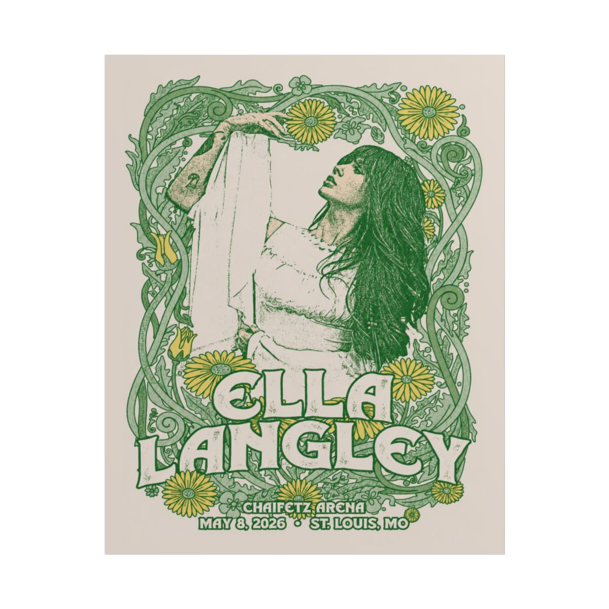 St Louis, MO Limited Time Show Poster | Ella Langley - alternate angle 1, merchandise