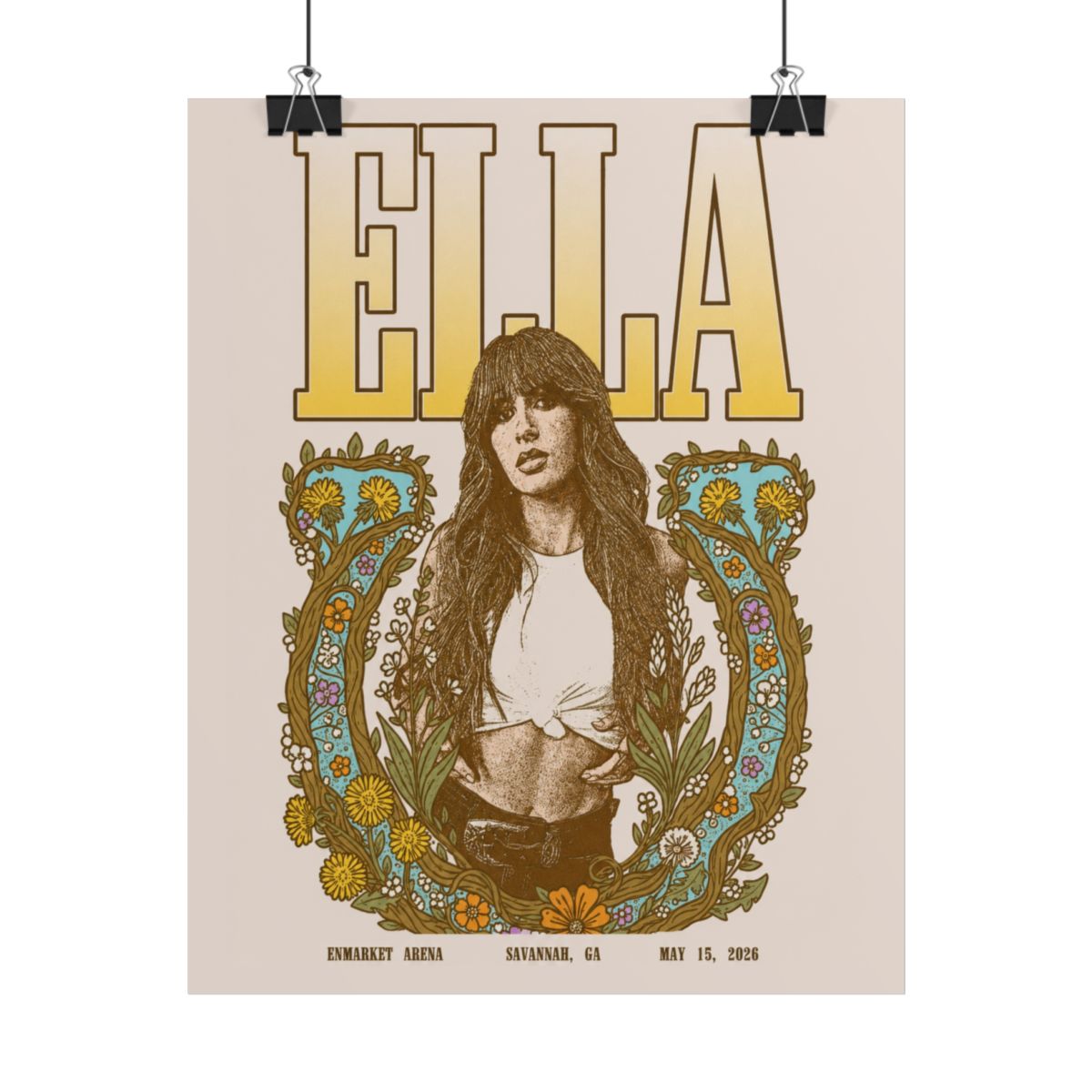 Savannah, GA Limited Time Show Poster | Ella Langley