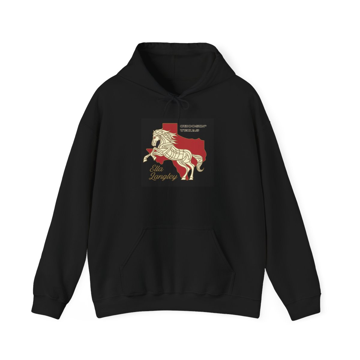 Choosing Texas Black Hoodie | Ella Langley