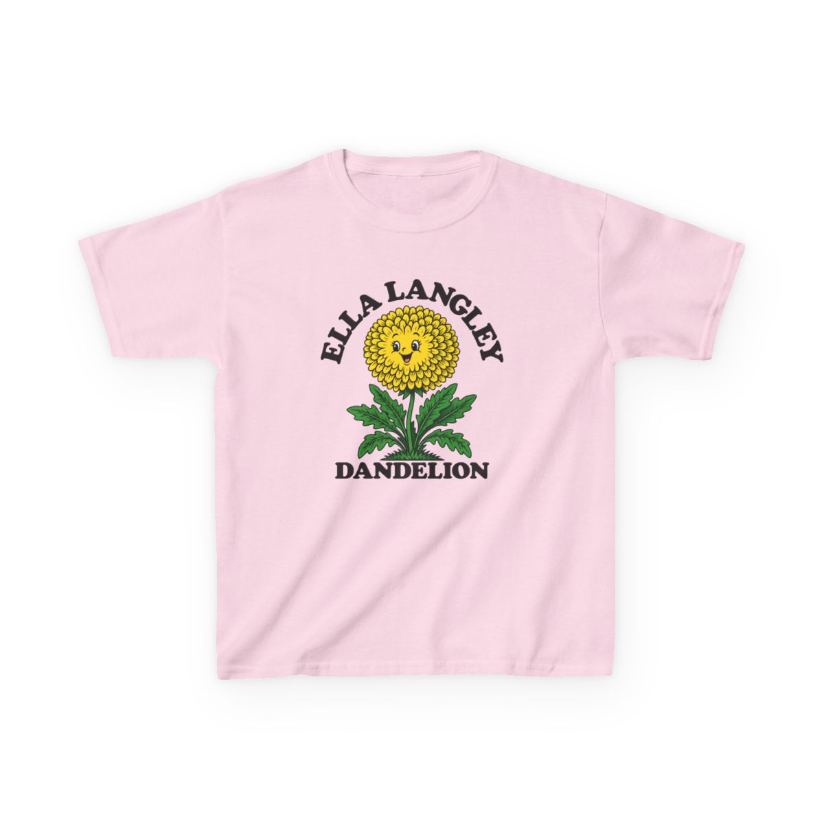 Kids Groovy Dandelion T Shirt | Ella Langley - alternate angle 4, merchandise