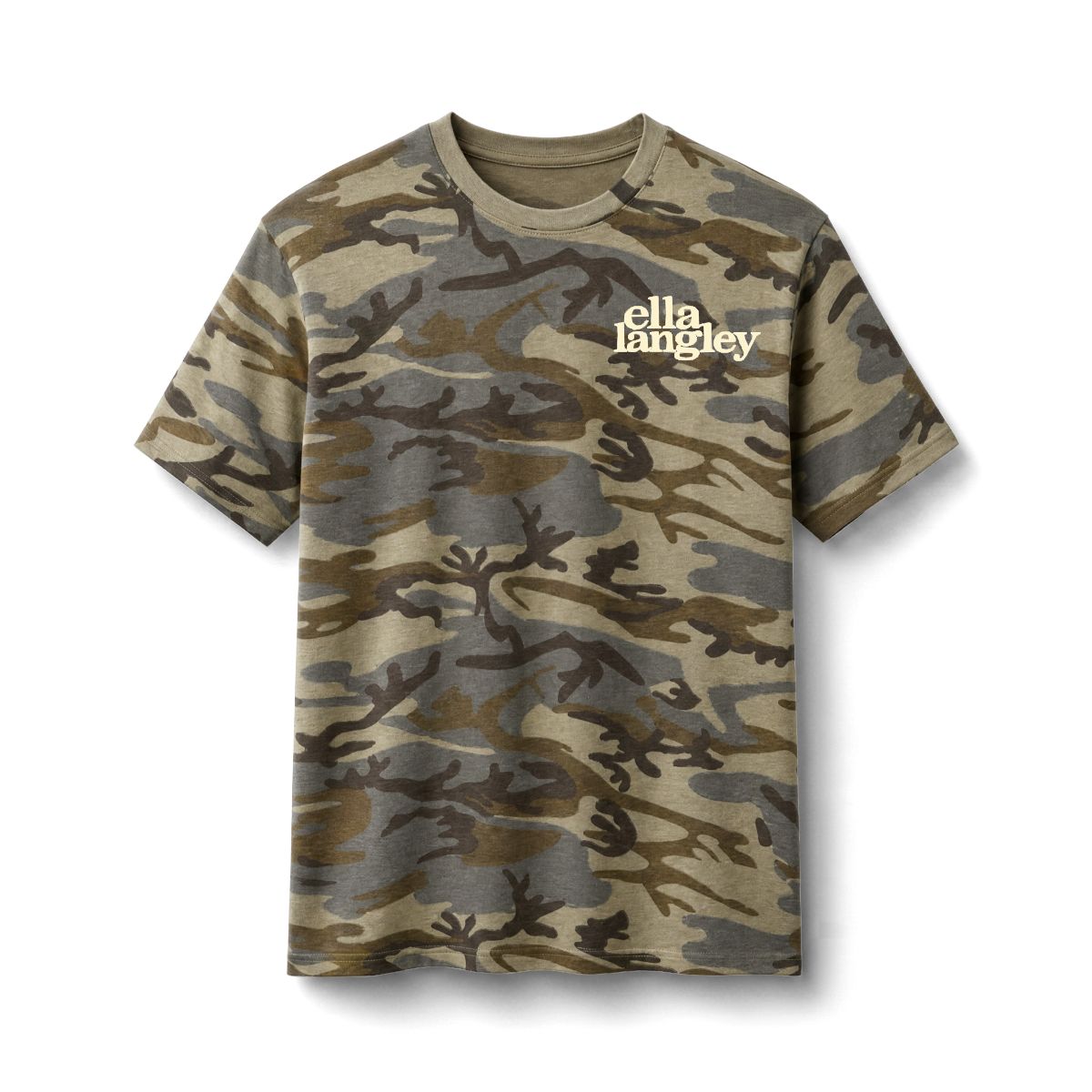Camo Ella Langley Limited Edition Tee - Official T-Shirts merchandise