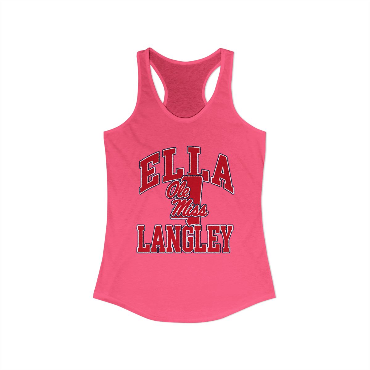 Ole Miss Tank Top | Ella Langley - alternate angle 3, merchandise
