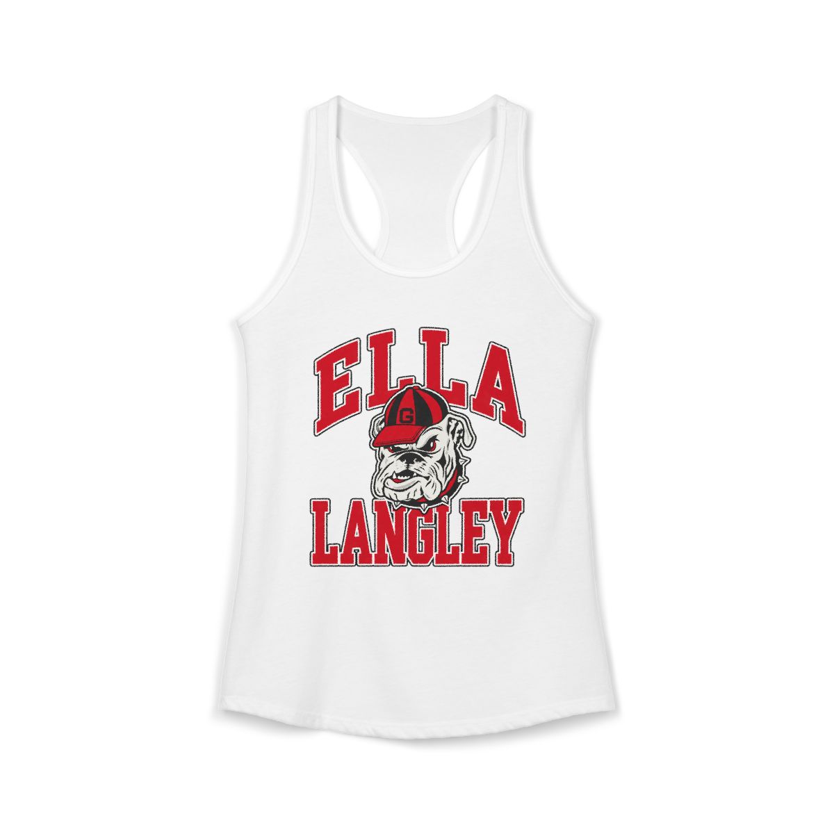 Georgia Bulldogs Racerback Tank | Ella Langley
