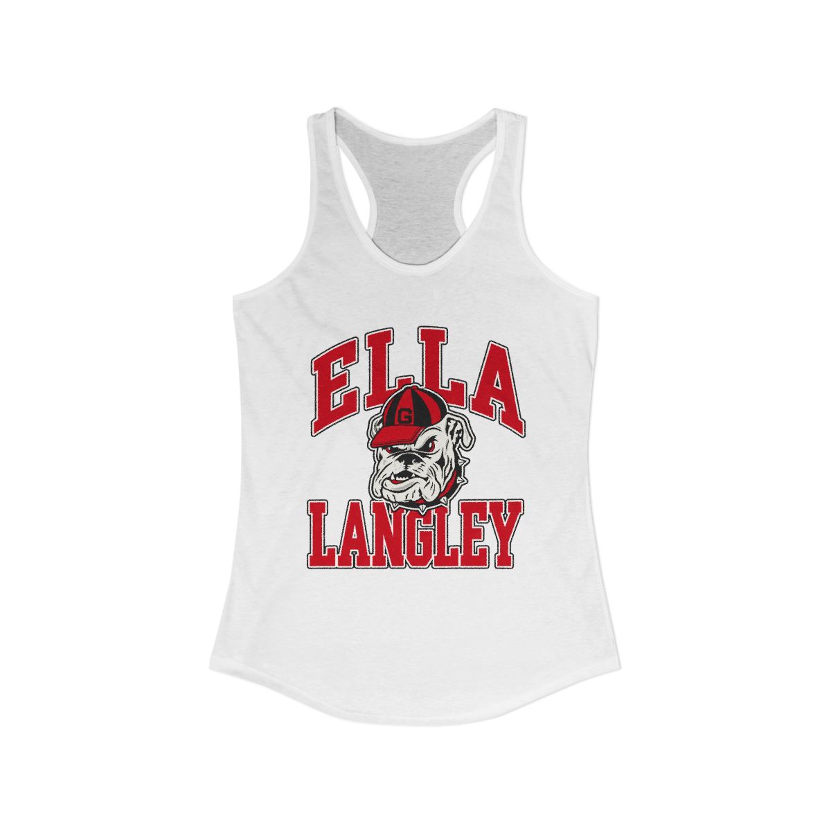 Georgia Bulldogs Racerback Tank | Ella Langley - Official Tank Tops merchandise
